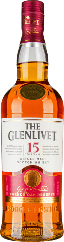 GLENLIVET 15 years Oak Reserve Speyside Single Malt Scotch Whisky