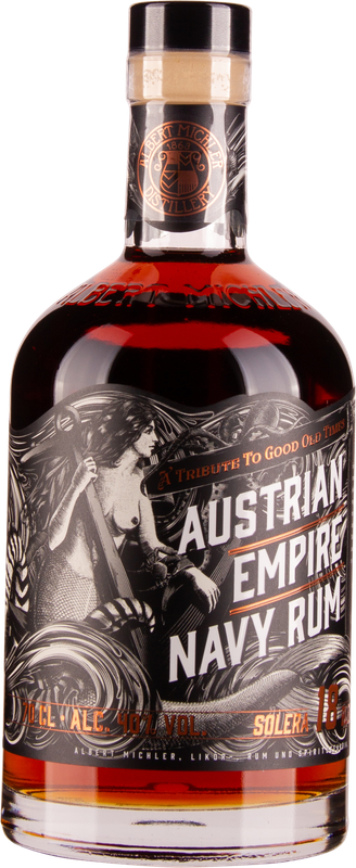 AUSTRIAN EMPIRE 18 year old Solera Navy Rum