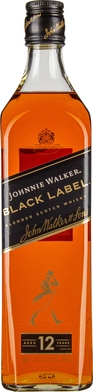 JOHNNIE WALKER 12 years Black Label Blended Scotch Whisky