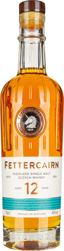 FETTERCAIRN 12 years Highland Single Malt Scotch Whisky im Geschenkkarton