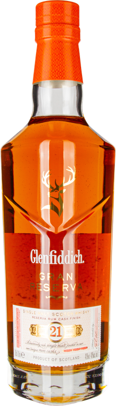 GLENFIDDICH 21 years Grand Reserve Speyside Single Malt Scotch Whisky