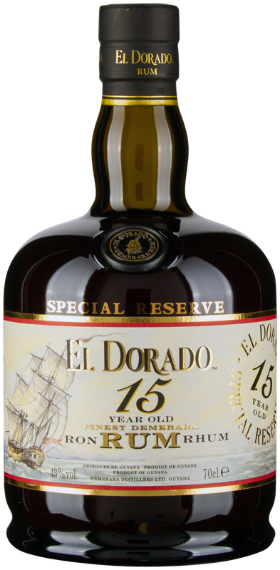 EL DORADO 15 years Special Reserve Rum