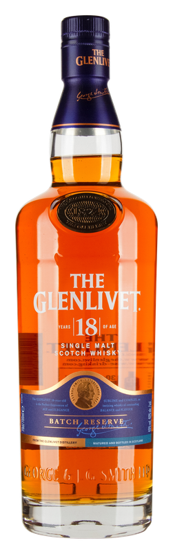 GLENLIVET 18 years Speyside Single Malt Scotch Whisky im Geschenkkarton