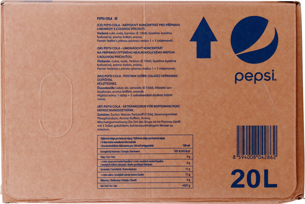 PEPSI COLA Regular Sirup