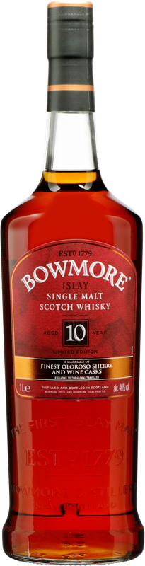 BOWMORE Rarität Devils Cask inspired 10y Islay Single Malt