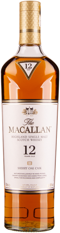 THE MACALLAN Sherry Oak 12 years Speyside Single Malt Scotch Whisky