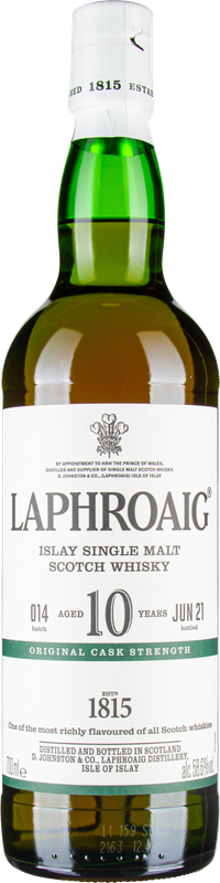 LAPHROAIG Rarität 10y Cask Strength Batch 14 im Geschenkkarton