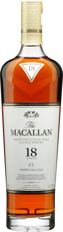 THE MACALLAN Sherry Oak 18y im Geschenkkarton