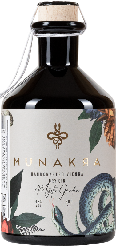 MUNAKRA Handcrafted Vienna Dry Gin Mystic Garden