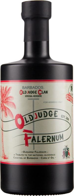 OLD JUDGE Falernum Special Reserve Black Bottle