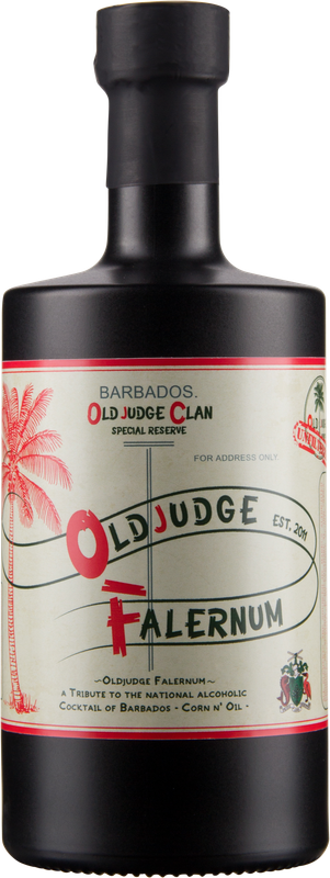 OLD JUDGE Falernum Special Reserve Black Bottle