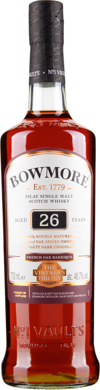 BOWMORE 26 years Wine Barrique Cask Islay Single Malt Scotch Whisky