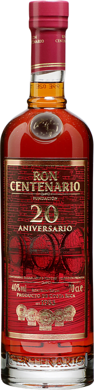 RON CENTENARIO 20 años Fundacion Reserva Especial Rum