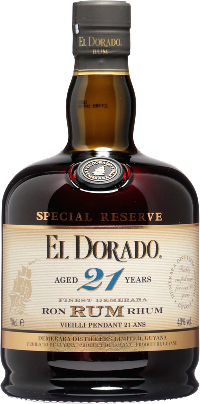 EL DORADO 21 years Special Reserve Rum