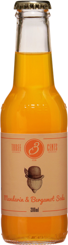 THREE CENTS Mandarin & Bergamot Soda