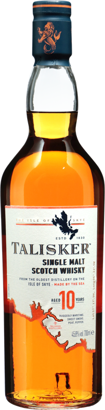 TALISKER 10 years Isle of Skye Single Malt Scotch Whisky
