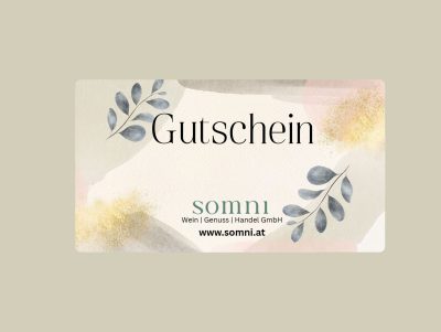 somni Gutschein für Weinverkostungen