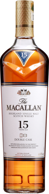 THE MACALLAN 15 years Double Cask im Geschenkkarton