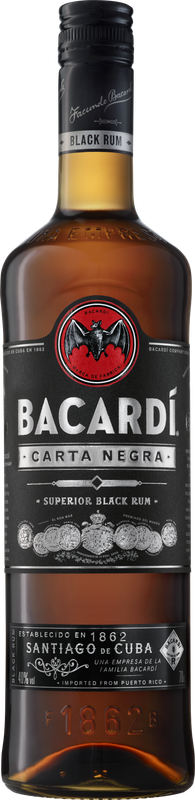 BACARDI Carta Negra Rum
