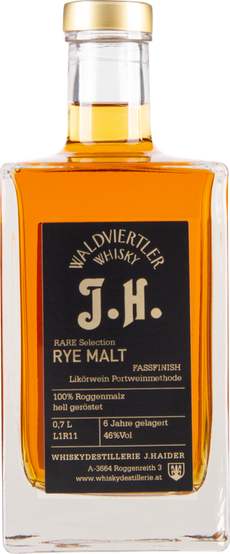 WALDVIERTLER WHISKY J. HAIDER Rye Malt