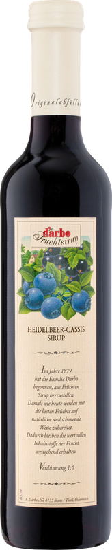 DARBO Heidelbeer Cassis Sirup