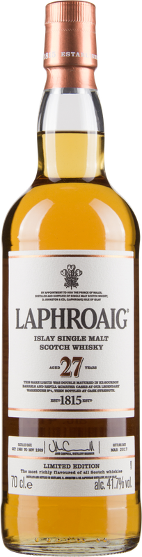 LAPHROAIG 27 years Islay Single Malt Scotch Whisky