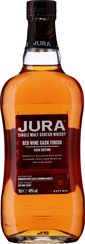 JURA Red Wine Cask Single Malt Scotch Whiskey im Geschenkkarton