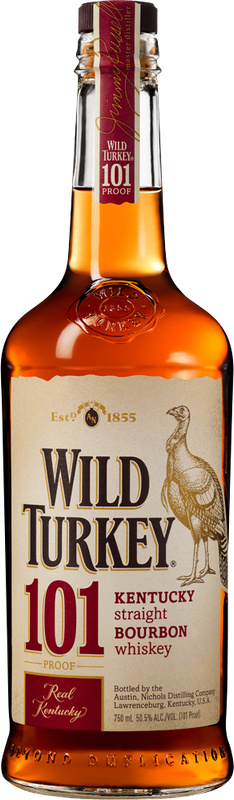 WILD TURKEY 8 years 101 Proof Kentucky Straight Bourbon Whiskey