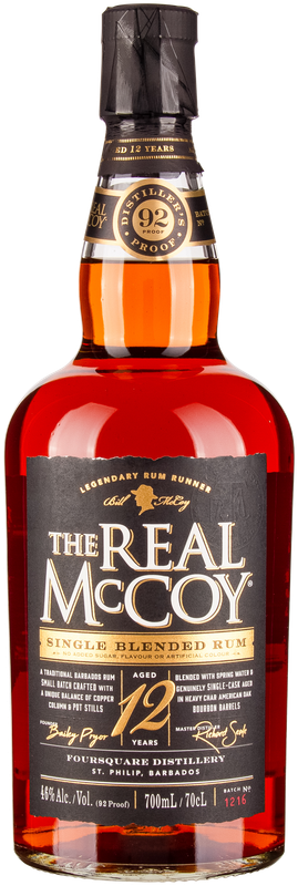 THE REAL MCCOY Distillers Proof