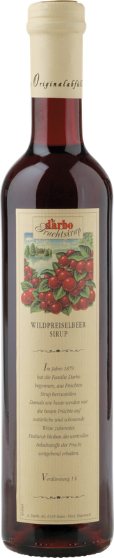 DARBO Wildpreiselbeer Sirup