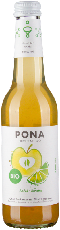 PONA Apfel - Limette Prickelnd bio